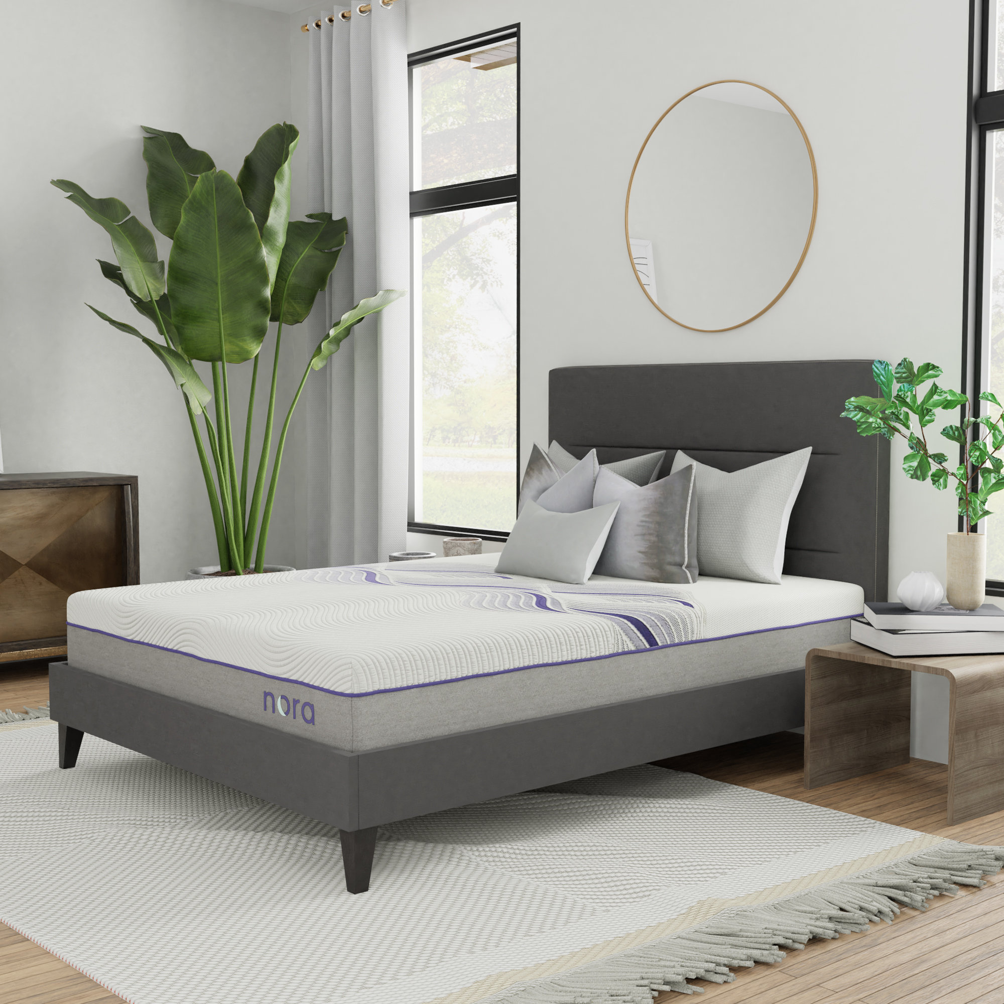 Nora 10 Firm Gel Infused Memory Foam Mattress Nora by Wayfair Sleep Mattress Size King